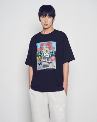 MAGAZINE AC BEAR SHORT SLEEVE T-SHIRT BLACK