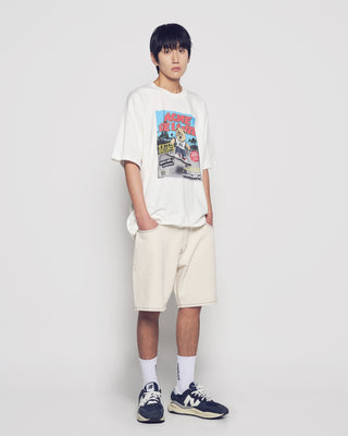 MAGAZINE AC BEAR SHORT SLEEVE T-SHIRT CREAM