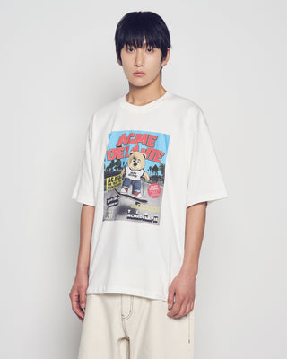 MAGAZINE AC BEAR SHORT SLEEVE T-SHIRT CREAM