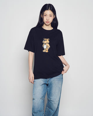 BLOCK AC BEAR SHORT SLEEVE T-SHIRT BLACK
