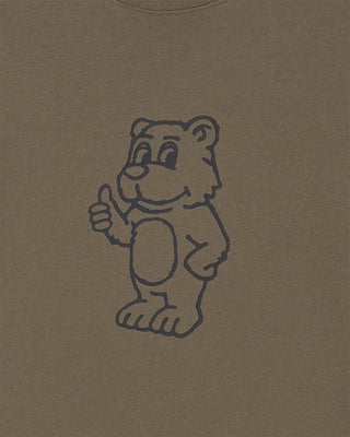 BASIC AC BEAR SHORT SLEEVE T-SHIRT COCOA