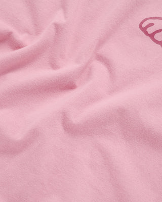 WOMAN BASIC AC BEAR SHORT SLEEVE T-SHIRT LIGHT PINK