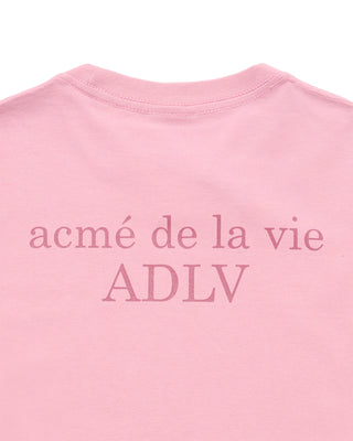 WOMAN BASIC AC BEAR SHORT SLEEVE T-SHIRT LIGHT PINK