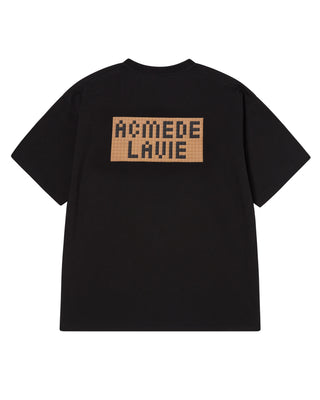 BLOCK AC BEAR SHORT SLEEVE T-SHIRT BLACK