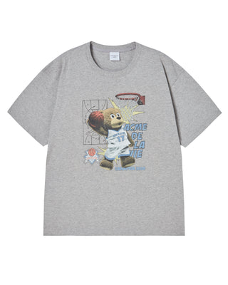 BASKETBALL AC BEAR SHORT SLEEVE T-SHIRT MELANGE