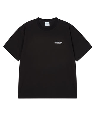 ROUND WALKING AC BEAR SHORT SLEEVE T-SHIRT BLACK