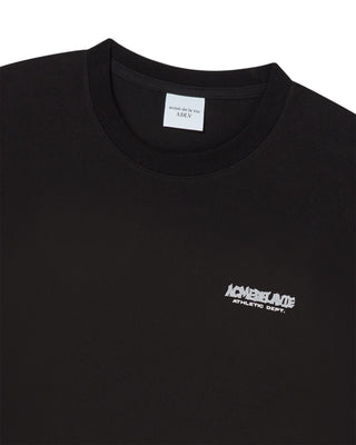 ROUND WALKING AC BEAR SHORT SLEEVE T-SHIRT BLACK