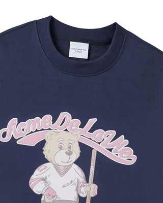VINTAGE MASCOT AC BEAR SWEATSHIRT DARK NAVY