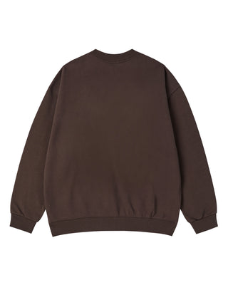 VINTAGE MASCOT AC BEAR SWEATSHIRT DARK BROWN
