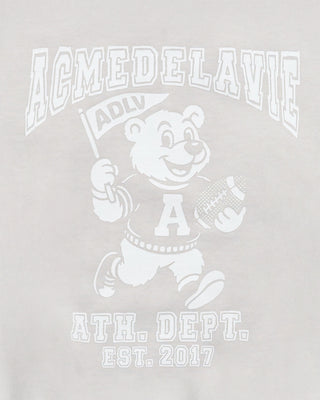 FOOTBALL AC BEAR PIGMENT SWEATSHIRT LIGHT GRAY