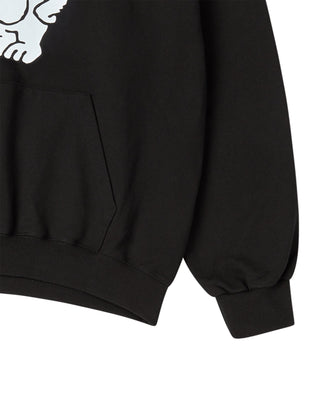 BASIC AC BEAR HOODIE BLACK