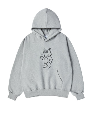BASIC AC BEAR HOODIE MELANGE