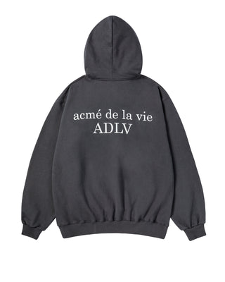 BASIC AC BEAR HOODIE CHARCOAL