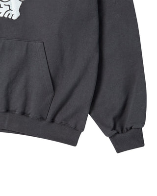 BASIC AC BEAR HOODIE CHARCOAL