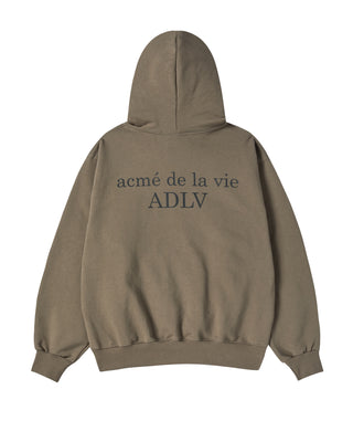 BASIC AC BEAR HOODIE COCOA