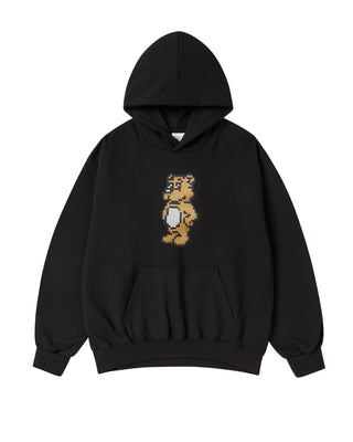 BLOCK AC BEAR HOODIE BLACK