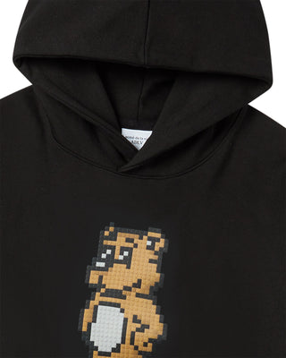 BLOCK AC BEAR HOODIE BLACK