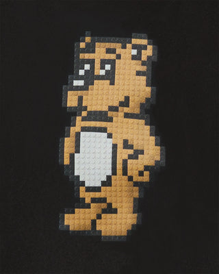 BLOCK AC BEAR HOODIE BLACK