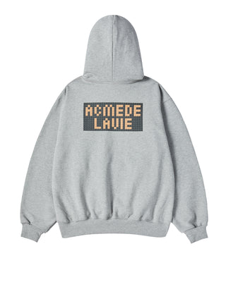 BLOCK AC BEAR HOODIE MELANGE