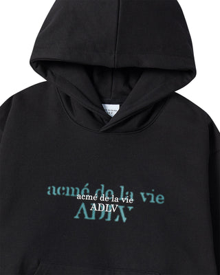 DOUBLE EFFECT HOODIE BLACK