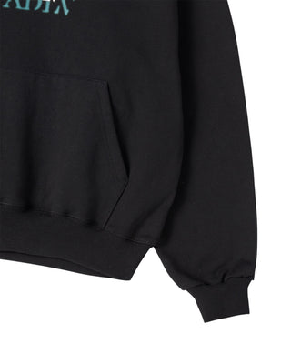 DOUBLE EFFECT HOODIE BLACK
