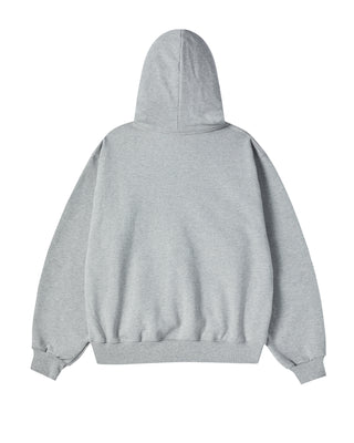DOUBLE EFFECT HOODIE MELANGE