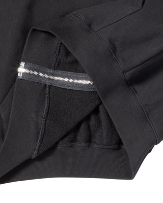 BASIC AC BEAR HOODIE ZIP UP BLACK