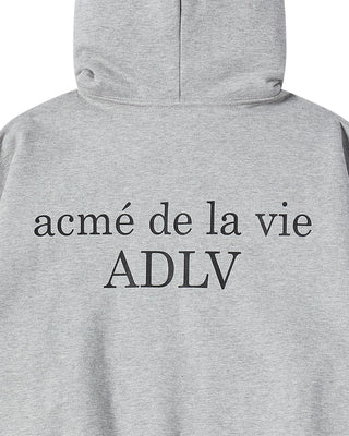 BASIC AC BEAR HOODIE ZIP UP MELANGE