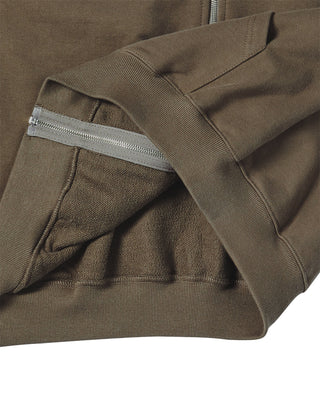 BASIC AC BEAR HOODIE ZIP UP COCOA