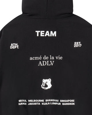 TEAM ACME DE LA VIE HOODIE ZIP UP BLACK