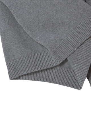 UNI BASIC V NECK CARDIGAN GRAY