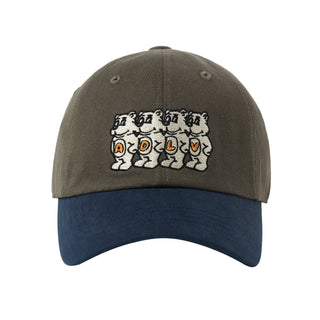 AC BEAR EMBROIDERY TWO TONE BALL CAP GREEN