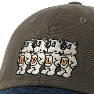 AC BEAR EMBROIDERY TWO TONE BALL CAP GREEN