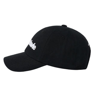 FELT APPLIQUE BASIC BALL CAP BLACK