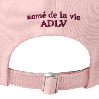 FELT APPLIQUE BASIC BALL CAP PINK