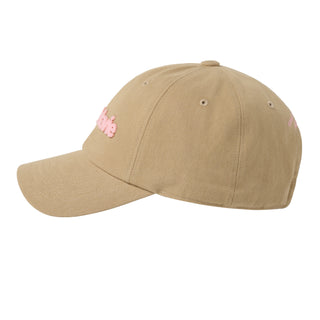 FELT APPLIQUE BASIC BALL CAP BROWN