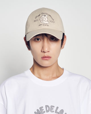 BROWN LINE FRIENDS BALL CAP BEIGE