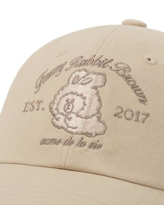 BROWN LINE FRIENDS BALL CAP BEIGE