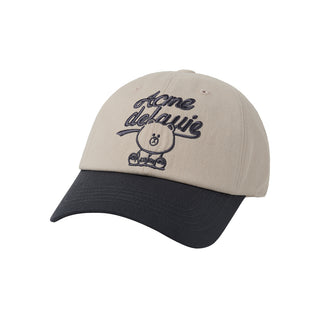 AUTHENTIC BROWN TWO TONE LINE FRIENDS BALL CAP CHARCOAL