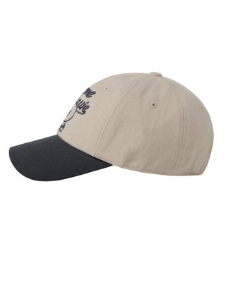 AUTHENTIC BROWN TWO TONE LINE FRIENDS BALL CAP CHARCOAL