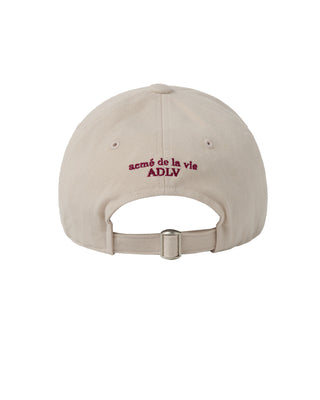 AUTHENTIC BROWN TWO TONE LINE FRIENDS BALL CAP WINE