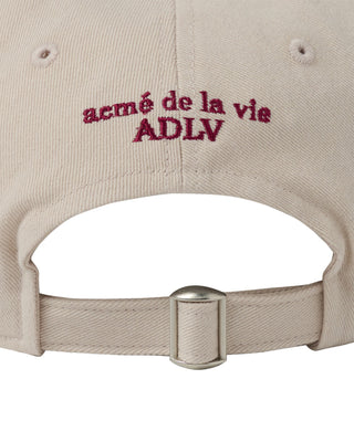 AUTHENTIC BROWN TWO TONE LINE FRIENDS BALL CAP WINE