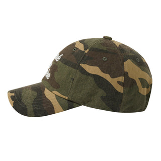 PATTERN 3D EMBO BALL CAP DARK BROWN