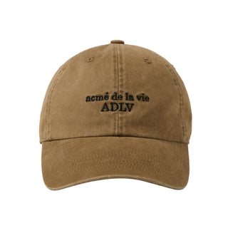 KACHION BASIC LOGO BALL CAP DARK BEIGE