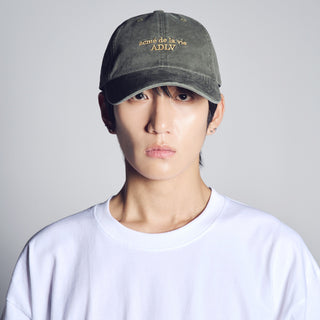 KACHION BASIC LOGO BALL CAP KHAKI