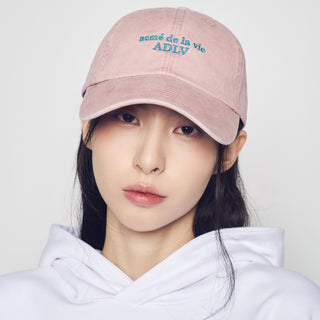 KACHION BASIC LOGO BALL CAP LIGHT PINK