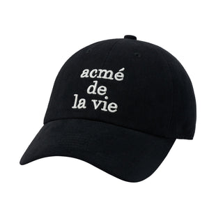 COTTON NAPPING 3D EMBO BALL CAP BLACK