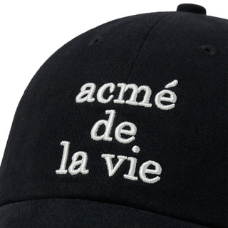 COTTON NAPPING 3D EMBO BALL CAP BLACK