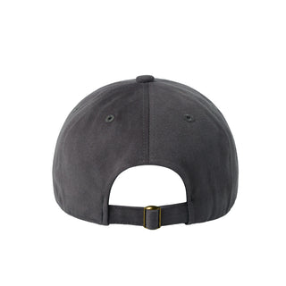 COTTON NAPPING 3D EMBO BALL CAP CHARCOAL