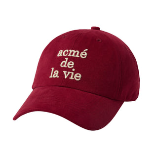 COTTON NAPPING 3D EMBO BALL CAP WINE